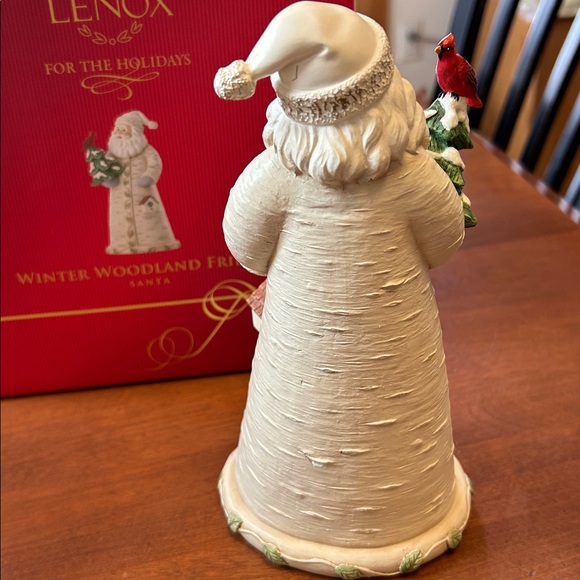Lenox Winter Woodland Santa with Red Cardinal - Picture 3 of 7
